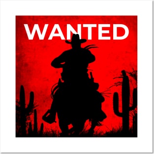 Red Dead Wanted Vintage Posters and Art